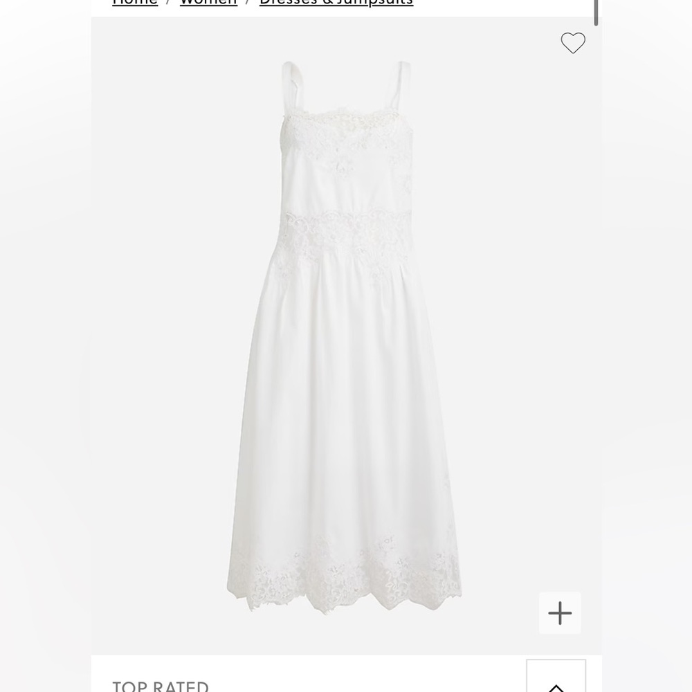 JCREW Philomena dress in cotton poplin